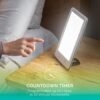 81eTMDdpOL._AC_SL1500_ Verilux HappyLight Lumi Plus - Light Therapy Lamp with 10,000 Lux, UV-Free, LED Bright White Light with Adjustable Brightness, Countdown Timer, & Detachable Stand - Boost Mood, Sleep, and Focus